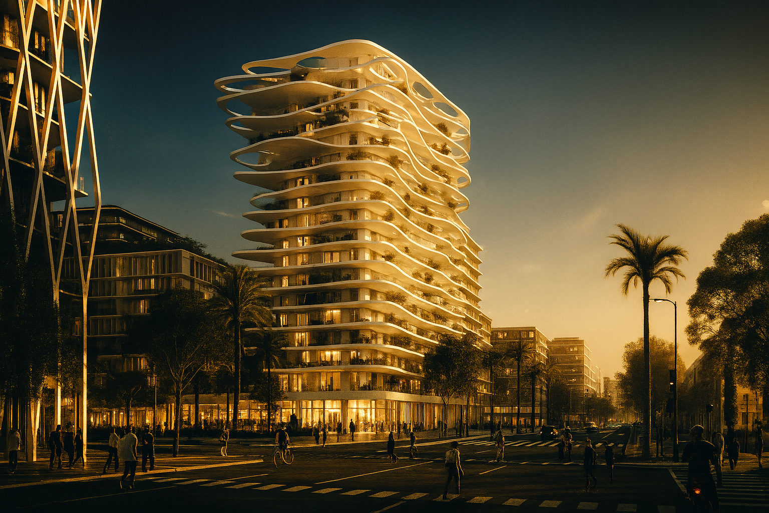 Zone d'activité Nice Méridia parc d'activité moderne