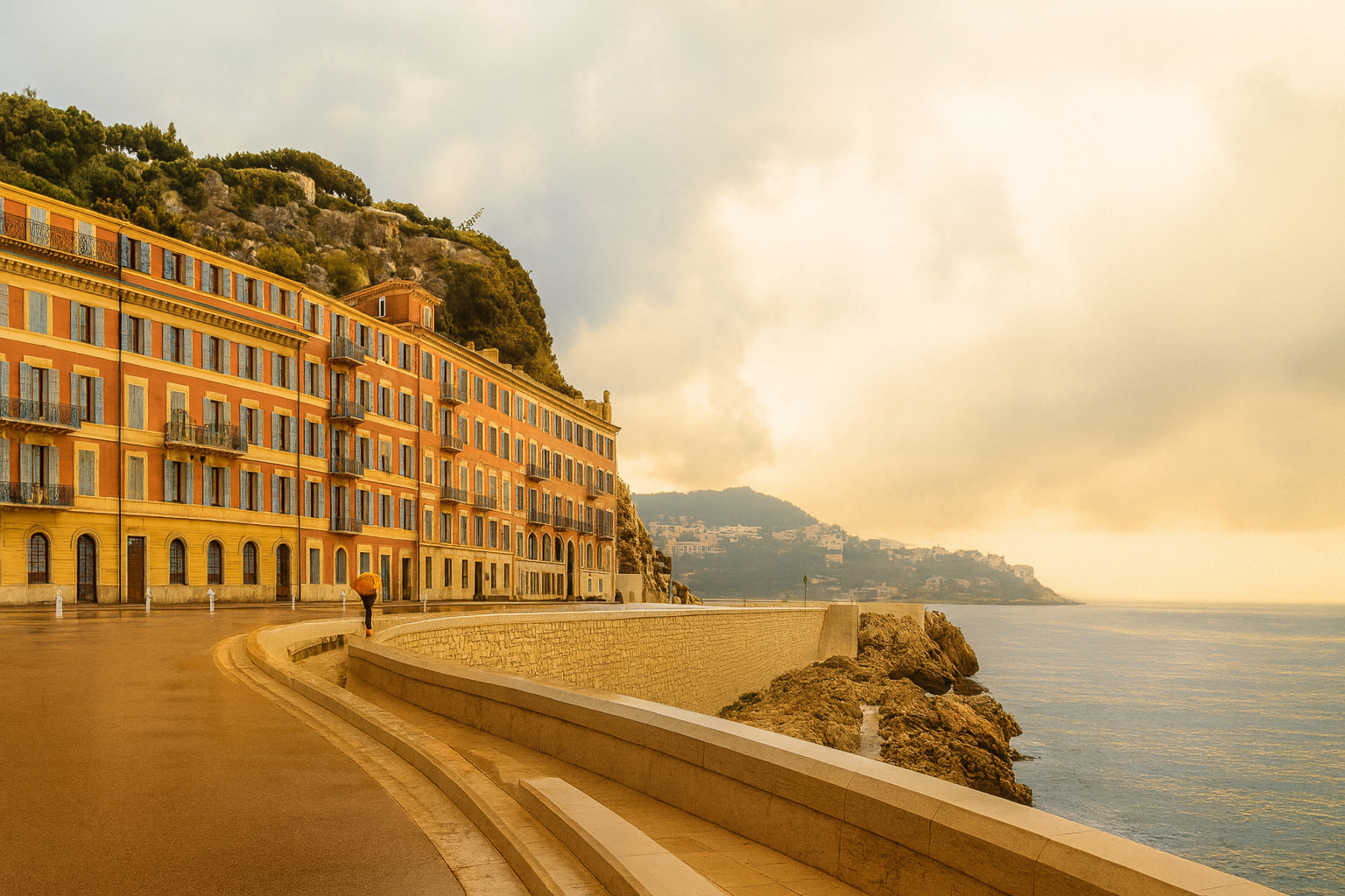 Quai Rauba-Capeù Nice - Spot photo Instagram avec sculpture I Love Nice, vue panoramique Baie des Anges et composition parfaite