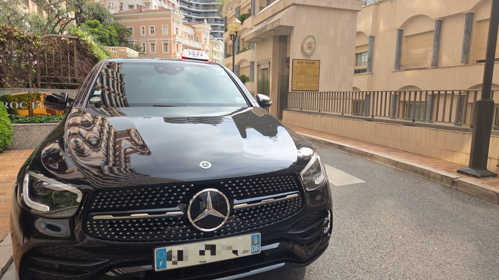 Taxi au centre de Monaco