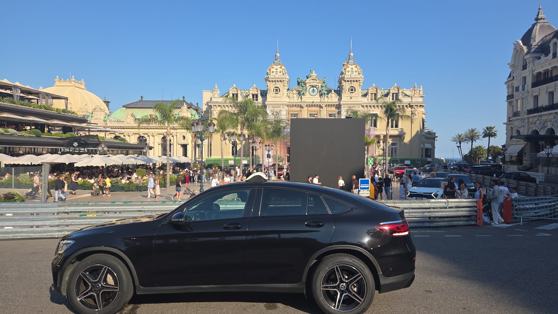 Taxi à Monaco, place du centre de la Principauté